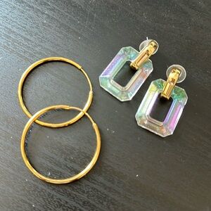 Cute Two Pairs of Earrings